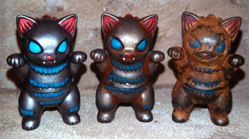 Migora - Time Passes Set of 3 figure by Small Angry Monster, produced by Konatsuya. Front view.