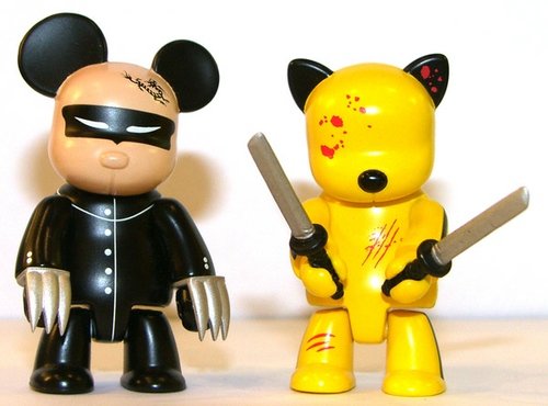 Killer Bear & Killer Cat 2 figure by Danny Chan, produced by Toy2R. Front view.