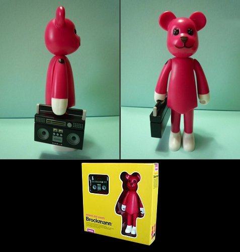 BM002: MOMO ANI meets Brockmann figure by Groovisions, produced by Cube Works. Front view.