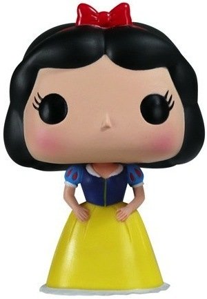Snow White figure by Disney, produced by Funko. Front view.