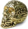 Skull Brain - 24K: Gold plated