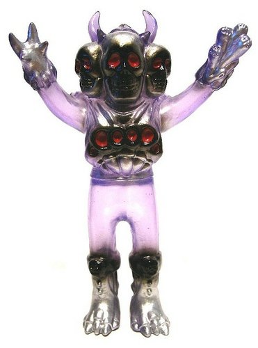 Doku-Rocks - Purple Haze figure by Skull Toys, produced by Skull Toys. Front view.