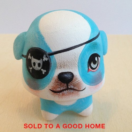 Pirate Pup 10 figure by 64 Colors. Front view.