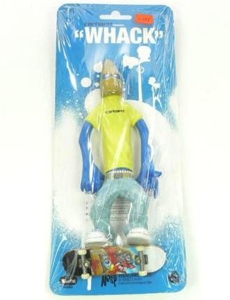 Whack figure by Specter, produced by Carhartt . Front view.