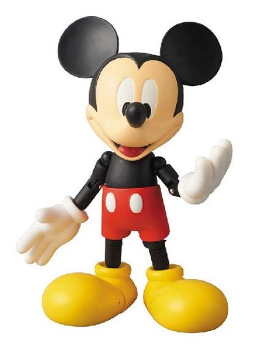 Mickey Mouse - Miracle Action Figure figure by Disney, produced by Medicom Toy. Front view.