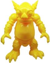 Gekko - Unpainted Yellow figure by Kikkake, produced by Kikkake. Front view.