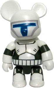 White Soldier figure, produced by Toy2R. Front view.