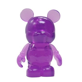 Purple figure by Disney, produced by Disney. Front view.