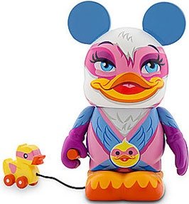 Zooper Heroes - Duck figure by Oskar Mendez, produced by Disney. Front view.