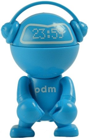 Trexi o.d.m. Blue figure by O.D.M., produced by Play Imaginative. Front view.