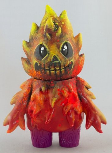 Honoo Handpaint (Lucky Bag 2012) figure by Leecifer, produced by Super7. Front view.