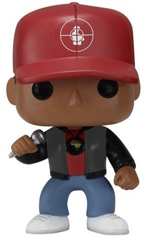 Chuck D  figure, produced by Funko. Front view.
