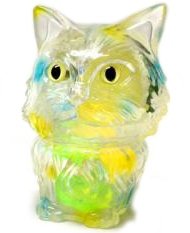 Many Eyes Cat - Juicys Cup Cake (Lime) figure by Aya Takeuchi, produced by Refreshment. Front view.