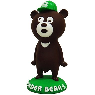 Wonder Bear - Spanky Brown figure by Wonderful Design Works, The (Wdw), produced by Wdw. Front view.