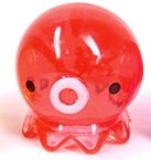 Takochu - Clear Red  figure, produced by Pine Create. Front view.