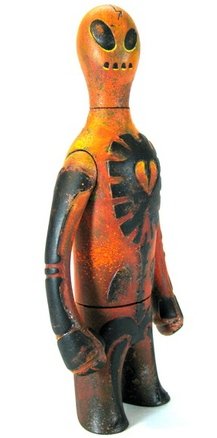 Halloween Visighost - Orange figure by Leecifer. Front view.