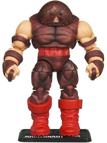 Juggernaut figure by Marvel, produced by Hasbro. Front view.
