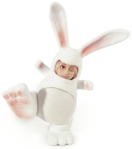 The Bunny Suit figure by A Little Stranger. Front view.