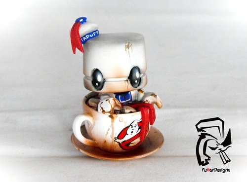 Staypuft Mini Tea in a Cup figure by Fuller Designs. Front view.