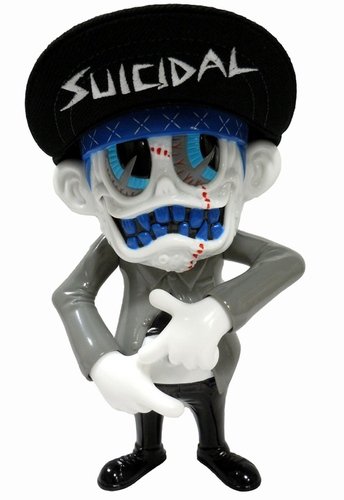 SKUM-kun - Pure Evil figure by Knuckle X Suicidal Tendencies, produced by Zacpac. Front view.