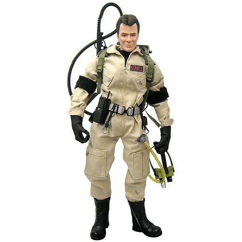 Ray Stantz figure, produced by Mattel. Front view.