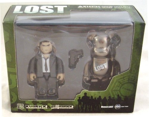 Jack Kubrick & Lost Be@rbrick Set figure by Abc Studios, produced by Medicom Toy. Front view.