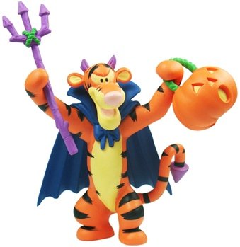 Devilish Tigger figure by Disney, produced by Play Imaginative. Front view.