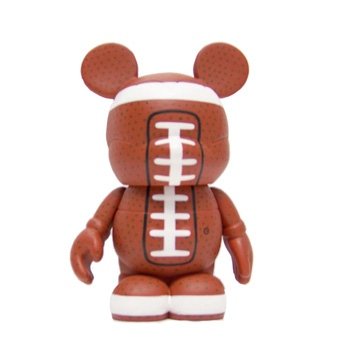 Football figure by Randy Noble, produced by Disney. Front view.