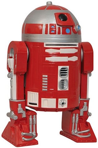 Star Wars R2-R9 Bank - SDCC 2012 figure by Lucasfilm Ltd., produced by Diamond Select. Front view.