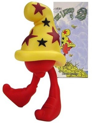 Cheech Wizard figure by Vaughn Bode, produced by Mike Co And Toy Tokyo. Front view.