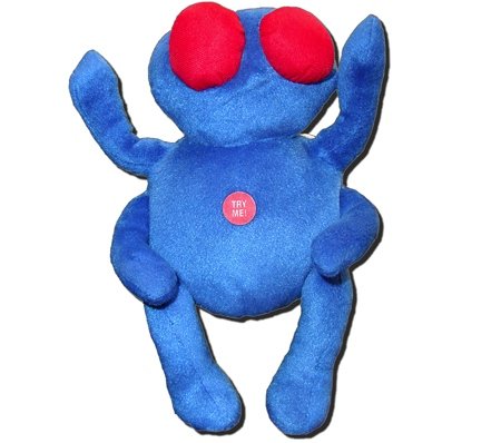 Superfly Plush Toy figure by Joe Cartoon, produced by T-Shirtoutlet. Front view.