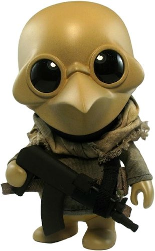 Desert Doc figure by Ferg. Front view.