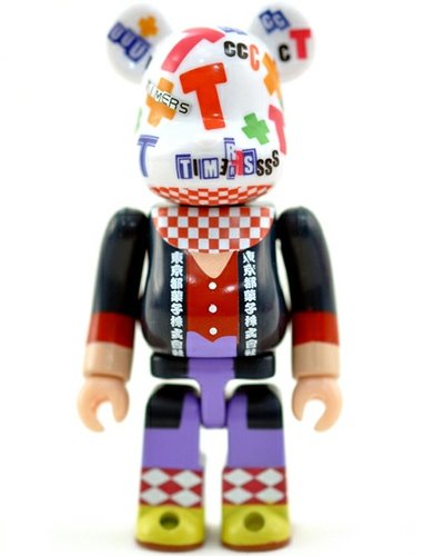 Zerry - Secret Artist Be@rbrick Series 27 figure by Kiyoshiro Imawano, produced by Medicom Toy. Front view.