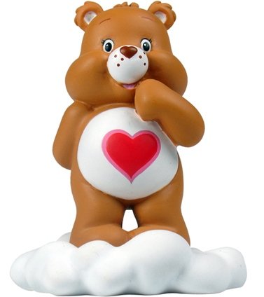 Tenderheart Bear On Cloud figure by Play Imaginative, produced by Play Imaginative. Front view.