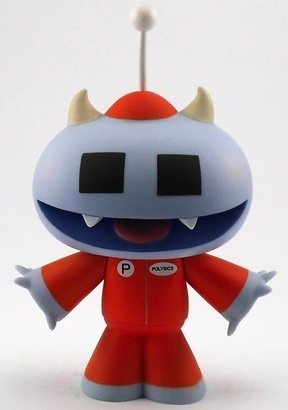 Mr. Monster Polysics version figure by Elizabeth Ito, produced by Seg. Front view.