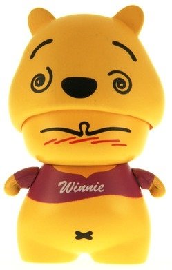 Winnie the Bear  figure by Red Magic, produced by Red Magic. Front view.