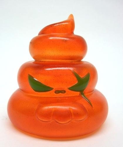 Unkotsu - Clear Pumpkin figure by Goccodo, produced by Zacpac. Front view.