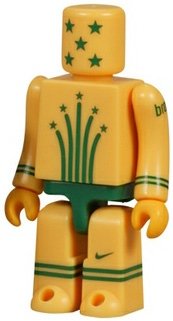 Brasil Kubrick figure by Nike, produced by Medicom Toy. Front view.
