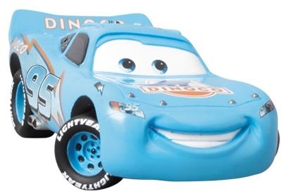Lightning McQueen - Dinoco Ver., UDF No.7 figure by Disney X Pixar, produced by Medicom Toy. Front view.