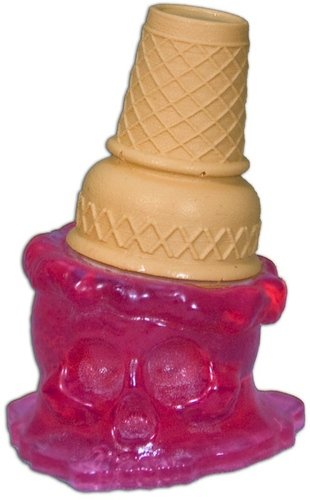 Ice Scream Man - Strawberry Ice  figure by Brutherford, produced by Brutherford Industries. Front view.