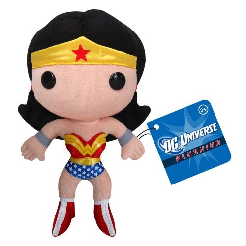 Wonder Woman 7 Plush figure by Dc Comics, produced by Funko. Front view.