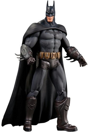 Batman figure by Dc Comics, produced by Dc Direct. Front view.
