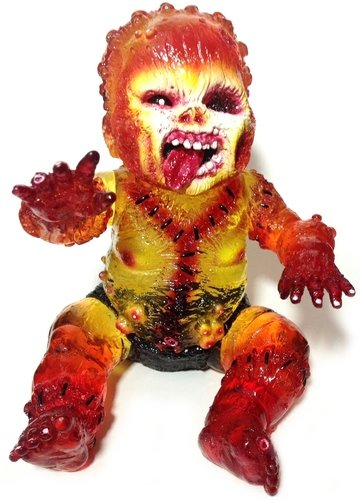 AutopsyBabies Gergle figure by Topheroy, produced by Miscreation Toys. Front view.