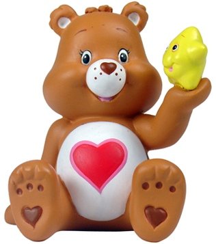 Tenderheart Bear With Star figure by Play Imaginative, produced by Play Imaginative. Front view.