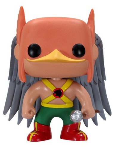 Hawkman  figure by Dc Comics, produced by Funko. Front view.