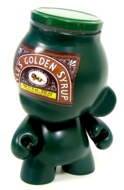 Lyles Golden Syrup Munny  figure by Sket One. Front view.