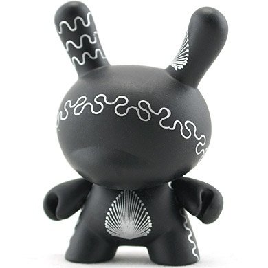 Charry figure by Qiuque Rangel, produced by Kidrobot. Front view.
