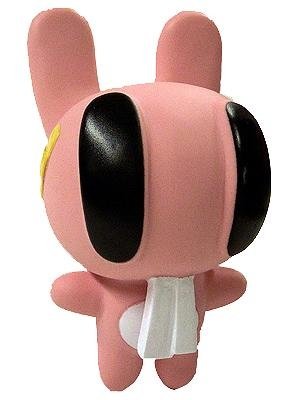 Filler Bunny figure by Jhonen Vasquez, produced by Monkey Fun Toys. Front view.