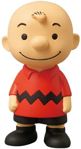 Charlie Brown (Vintage Ver.) UDF No.183 figure by Charles M. Schulz, produced by Medicom Toy. Front view.