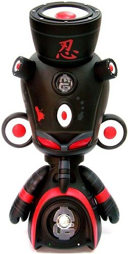 MiniGod  - MG3 Japan Ninja figure by Marka27, produced by Bic Plastics. Front view.